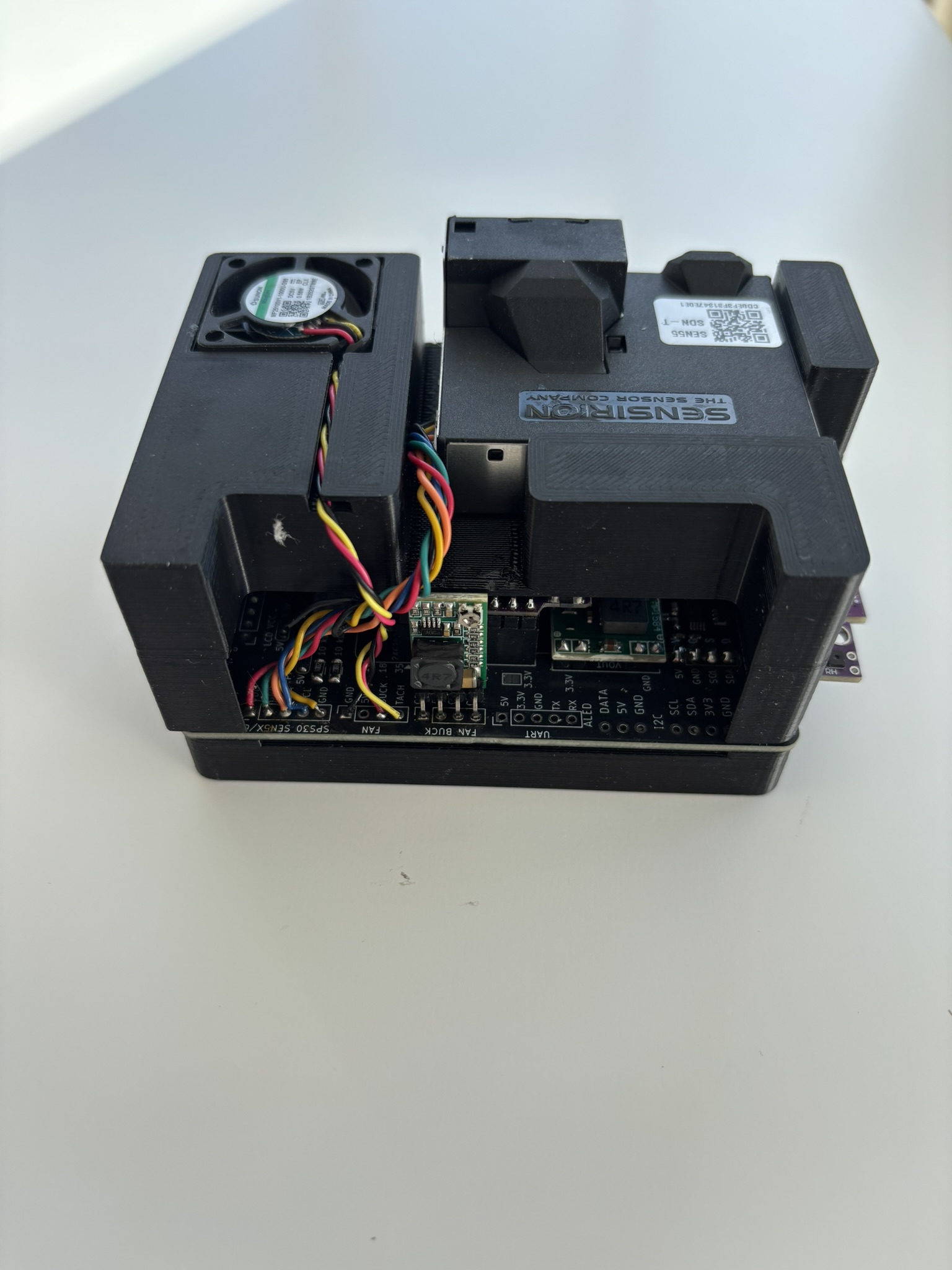 Second view of the Airnode sensor cartridge and internal hardware.